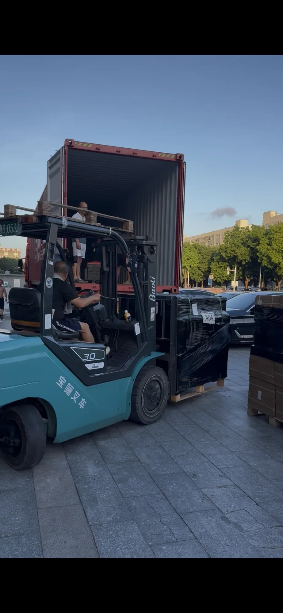 Container loading operation